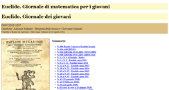 Desktop Screenshot of euclide-scuola.org