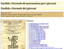 Tablet Screenshot of euclide-scuola.org